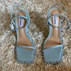 Steve Madden Zelle blue sandal heels - SIZE 8